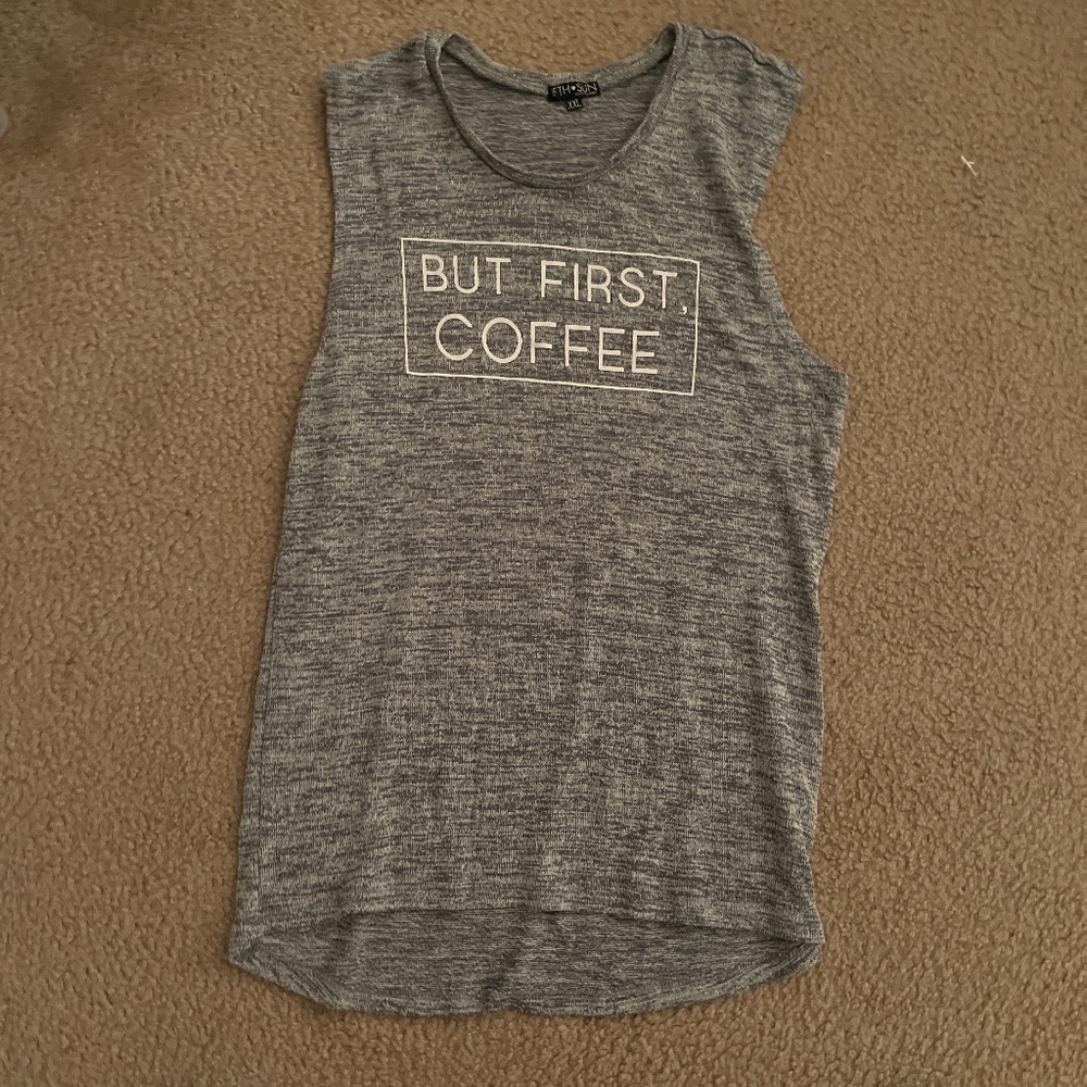 But First Coffee Tank Top